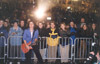 Alex went out to see the crowd during the show - City Hall Plaza - Boston, MA - 1/1/00
