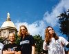 Bob, Hale, & Alex at the Golden Dome of Notre Dame University (Jim says BOO!!!)